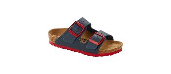 Dětské Arizona Birkenstock Birko-flor Narrow Blankyt Červené | CZ 168QMA